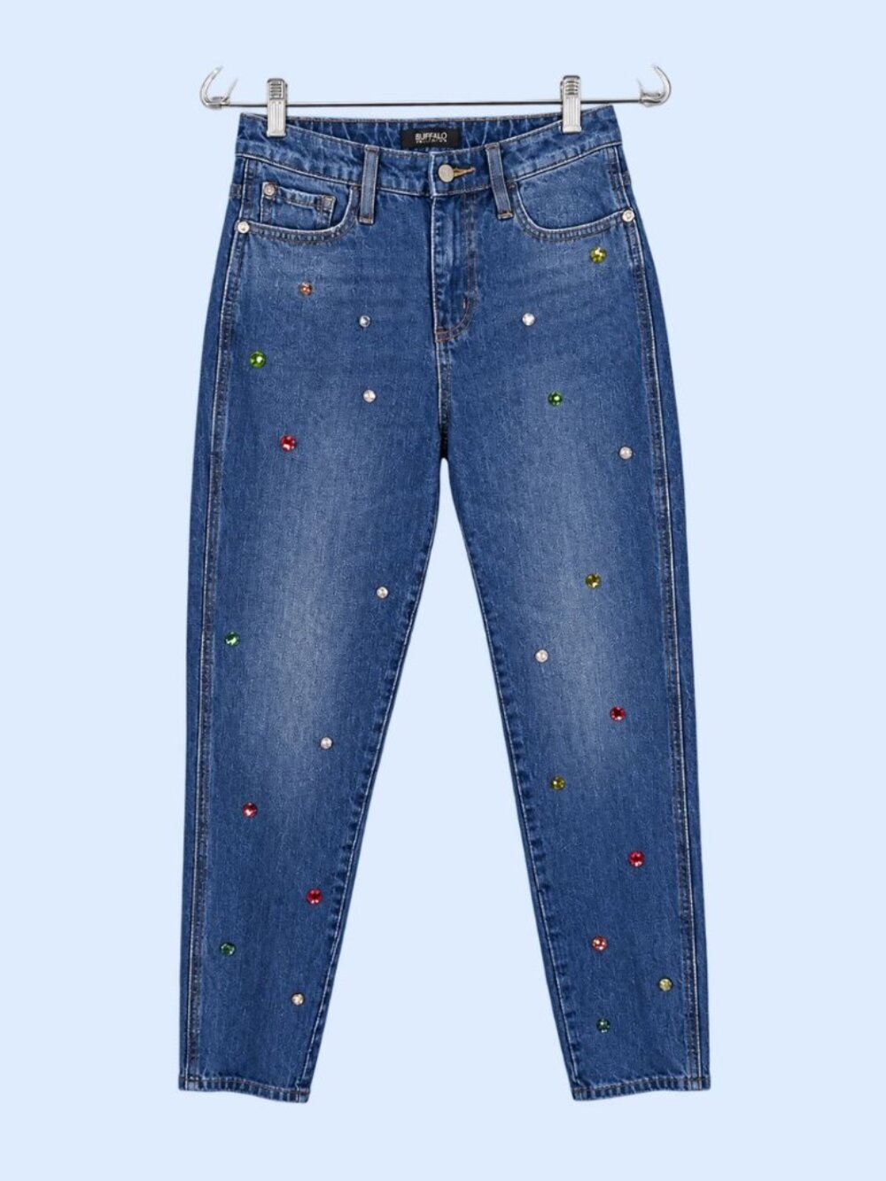 Buffalo David Bitton high rise BL15119 Girlfriend relaxed women Jeans 25 sz 2